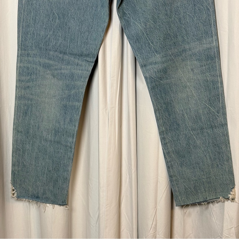 FRAME Le Original Jeans High Rise Crop Distressed Raw Hem NWT 27 - Picture 8 of 10